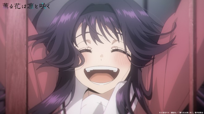 First anime footage of Fragrant Flower Blooms with Dignity revealed in a new PV ahead of its July 5, 2025 premiere. Featuring theme songs by Tatsuya Kitani and Reira Ushio.